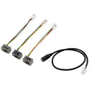RJ9 4P4C Male to 3.5mm Female Headset Audio Converter Adapter Cable Wire
