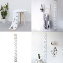 Wood Frame Baby Height Growth Chart Kids Room Wall Hanging Painting Ruler
