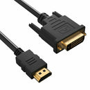 HDMI to DVI-D Video Cable Adapter HDMI Male to DVI Male HDMI to DVI Cable 1