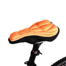 Silicone Cycling Bicycle Bike Saddle Seat Cover Orange