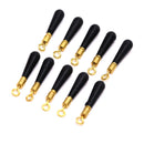 30Pcs Copper Head Fishing Gear Block Rotation Drift Fishing Silicone Floats Too-