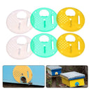 12pcs Round Beehive Box Entrance Gate Plastic Beekeeping Bee Hive Equipment Tool