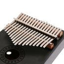 Mahogany African 17 Keys Kalimba Thumb Piano Hammer Cloth Bag Set for Gift