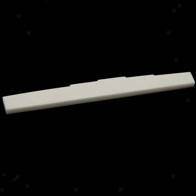 Ivory 80mm Buffalo Bone Compensated Saddle for Classical Guitar Parts