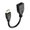 2 Piece 17CM Mini HDMI Male To HDMI Female Converter Adapter Cable For Video