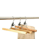 Natural Wood Pants Rack Drying Rack Anti-Skid Storage Rack 30 x 16 Cm