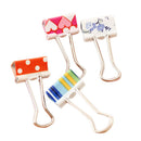 20 Pcs/Box Lovable Small Fresh Color Long Tail Clip Printed Long Tail Clip