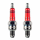 Pack of 2 Racing 3 Electrode Spark Plug A7tc for 50cc 110cc 125cc 150cc Atv L4L1