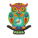 DIY Diamond Painting Full Special-shaped Drills Embroidery Wall Owl Clock