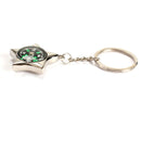Star-shaped Ruder Compass Pendant Keychain Outdoor Camping Key Ring Gift