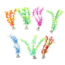 7x Colorful Artificial Aquarium Plant Water Grass Ornament Fish Tank Water Pond