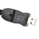 Guitar Bass 1/4'' 6.3mm To USB Link Connection Instrument Cable Adapter A