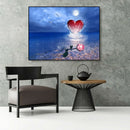 5D DIY Full Drill Diamond Painting Heart Cross Stitch Embroidery Mosaic Kit