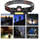 Portable LED Rotating Head Lamp Magnetic Camping Lamp for Outdoor Lighting A