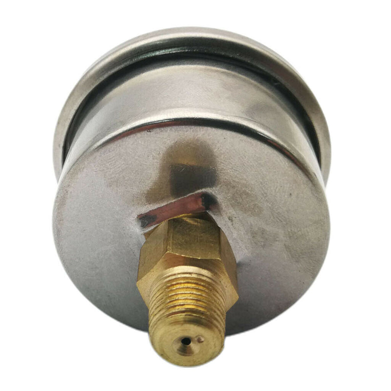 Fuel Pressure Regulator Gauge 1/8" NPT White Back 0-160 BAR/0-160 PSI