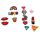 13Pcs Lovely Embroidery Sew On Patch Applique For Badge Bag Hat Jeans Dress