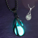 Gilrls Women Fashion The Little Mermaid's Teardrop Glow in Dark Pendant Necklace