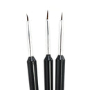 3 Pc Nail Art Pen Dotting Drawing Painting UV Gel Liner Polish Brush Accessories