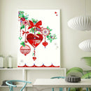 5D DIY Special Shaped Diamond Painting Heart Cross Stitch Mosaic Craft Kits