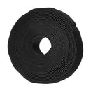 Long Fastening Tape 2cm Hook & Loop Fastening Tape Cable Ties 5M Black C3R9