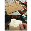 10pcs Mini Envelope Postcard Letter Stationary Storage Paper AirMail VintagLJ