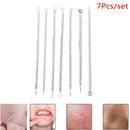 7Pcs Tool Kit Acne Extractor Remover Blackhead Pimple Needles Blemish Treat Hn