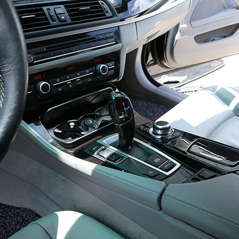 Car Gear Shift Knob Cover Trim Carbon Fiber for BMW F20 F30 F31 F34 X5 F15  I9R2