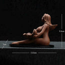 Naked Lady Ceramic Incense Burner Smoke Back flow Cone Nude Holder G Censer Q6O0