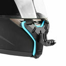 Set of 2 Plastic Camera Chin Holder for GoPro Hero 7 6 Sports Blue+Black
