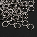 500 Stainless Steel Open Jump Rings 7mm Dia. Findings P5N9