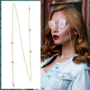 Glasses Lanyard Metal Eyeglass Chain Stars Sunglasses Holder Necklace S4B1