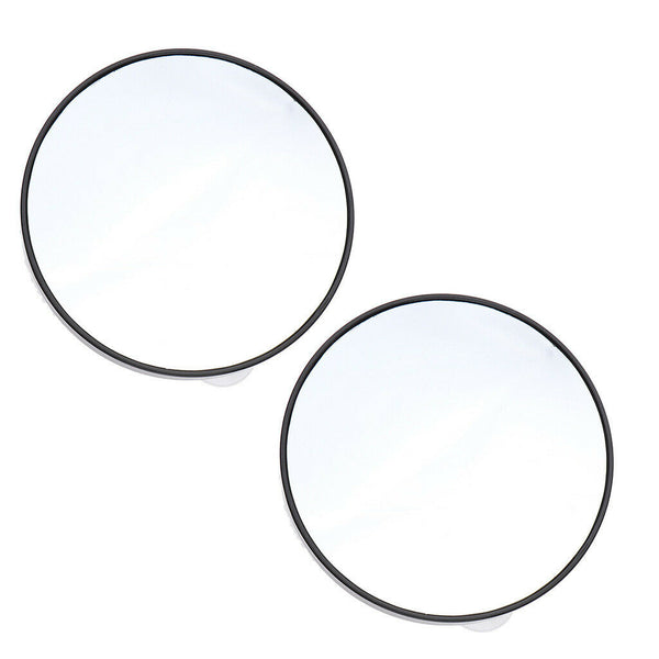 2pcs 15X Magnification Makeup Mirror Travel Bathroom Wall Suction Mirrors