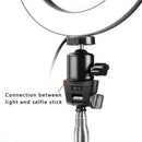 10" LED Selfie Ring Light with Light Stand Phone Holder For Makeup Camera NEW