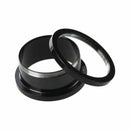 Set 14 ear taper stretcher Expander Plug black in stainless steel 316L