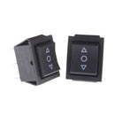 2x 6 Pins On-Off-On Rocker Switch Momentary Rocker Switch  Z