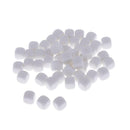 50pcs 1,2cm White Opaque Dice 6 Faces Acrylic Dice Game DIY White Table For MTG