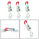 3pcs Cabinet Metal Lever Handle Push Rod Pull Switch Toggle Clamp Latch Lock New