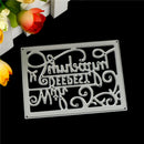 With Deepest Sympathy Metals Cutting Die For DIY Scrapbookings Album Paper Ca JR