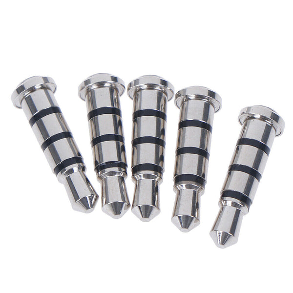 5pcs Universal metal earphone jack smart key shortcuts phone dust plugOZ