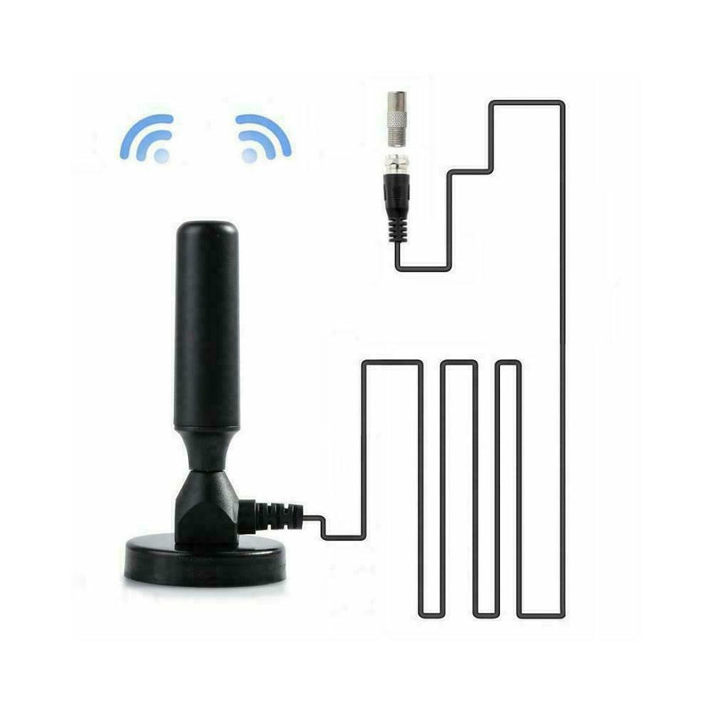 Digital TV Antenna With Amplifier Signal Booster Indoor Antenna Portable HD Y0F0