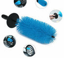 Car Washing Tool Auto Car Tire Brush Rim Cleaning Brush Wheel Brush Blue Clean%o