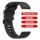 22mm Silicone Watchband Belt for Amazfit GTR 47mm/Pace/Stratos (Black)