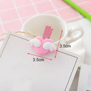 5x angel heart wooden office craft memo clips diy paper photo peg decoration!j