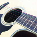 2 Set of 12pcs Replacement Steel Rainbow Colour Folk Acoustic Guitar Strin BLI