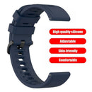 22mm Silicone Watchband Belt for Amazfit GTR 47mm/Pace/Stratos (Dark Blue)