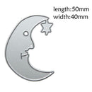 Moon DIY Metal Stencil Scrapbook Embroidery Cutting Die Craft Album Card A