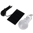 12LED Solar Panel Power Lamp Tent Light Camping Hiking Lantern w/Hook Waterproof
