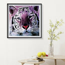 5D DIY Full Round Drill Diamond Painting Novelty Tiger Cross Stitch (B1100) A