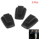 3X Convenient Vehicle Hangers Auto Car Bag Hook Holder Black Car Holder Clip ME