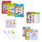 3 Set Learning Flashcards Preschool Education w/Wipe-clean Pen for Parents